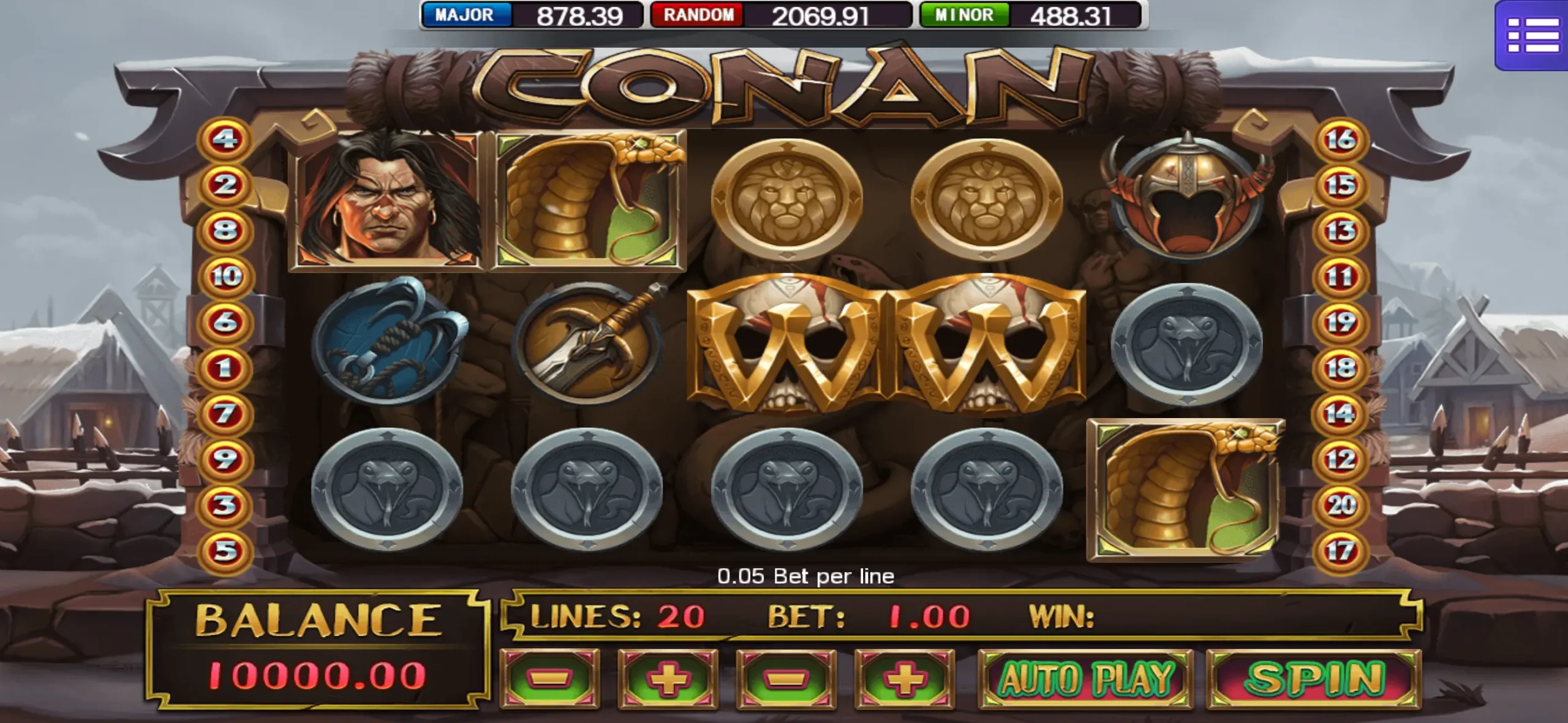 MEGA888 Conan Slot – Free Download