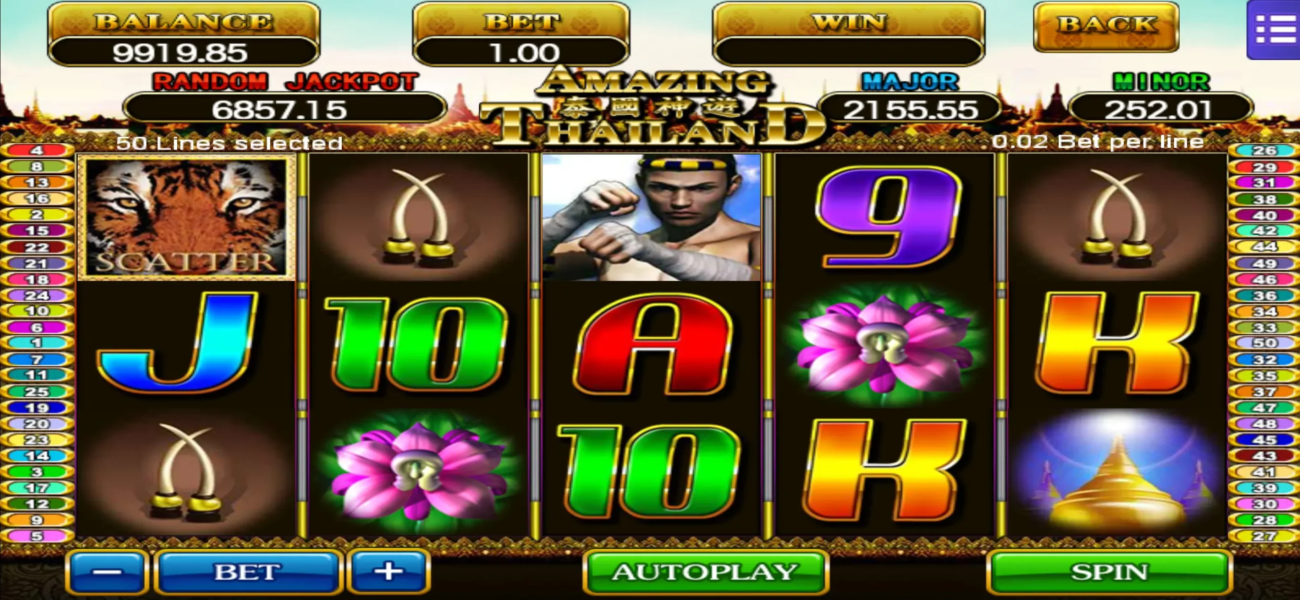 MEGA888 Amazing Thailand Slot Game