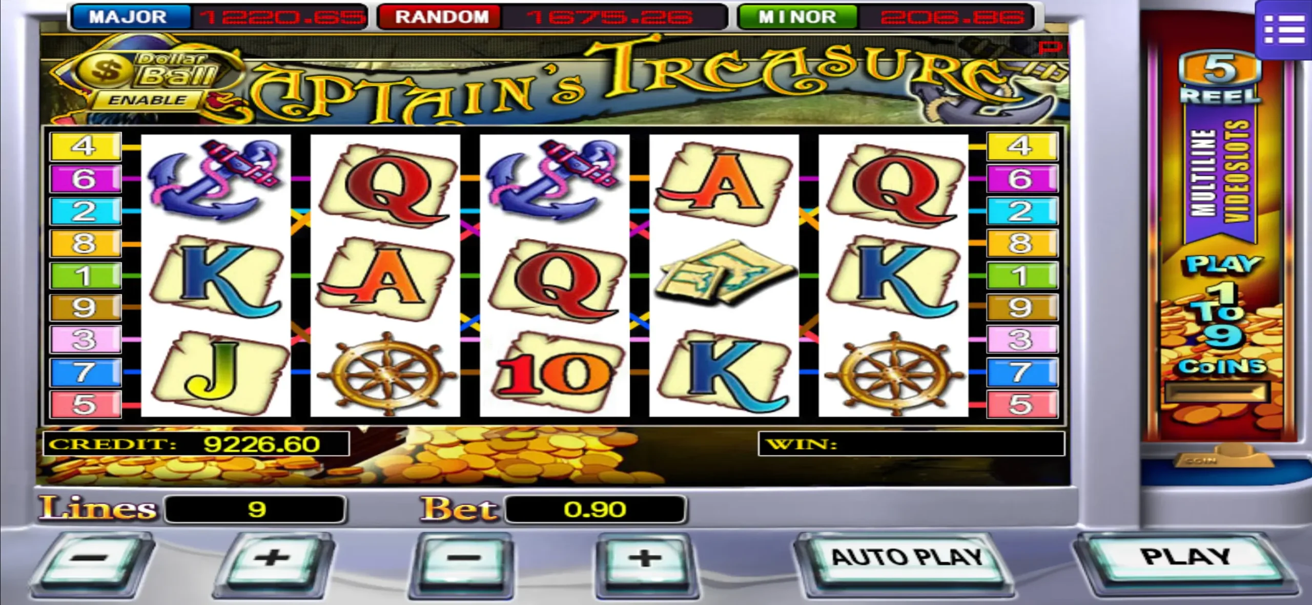 MEGA888 Captain's Treasure Slot – Free Download