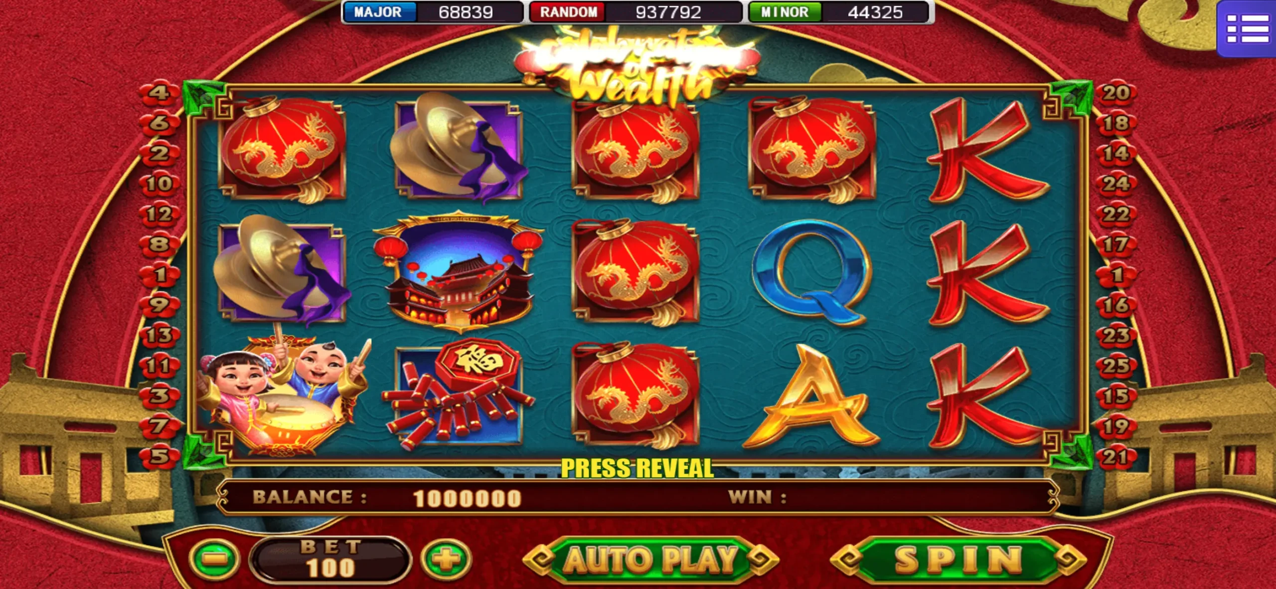 MEGA888 Celebration of Wealth Slot – Free Download