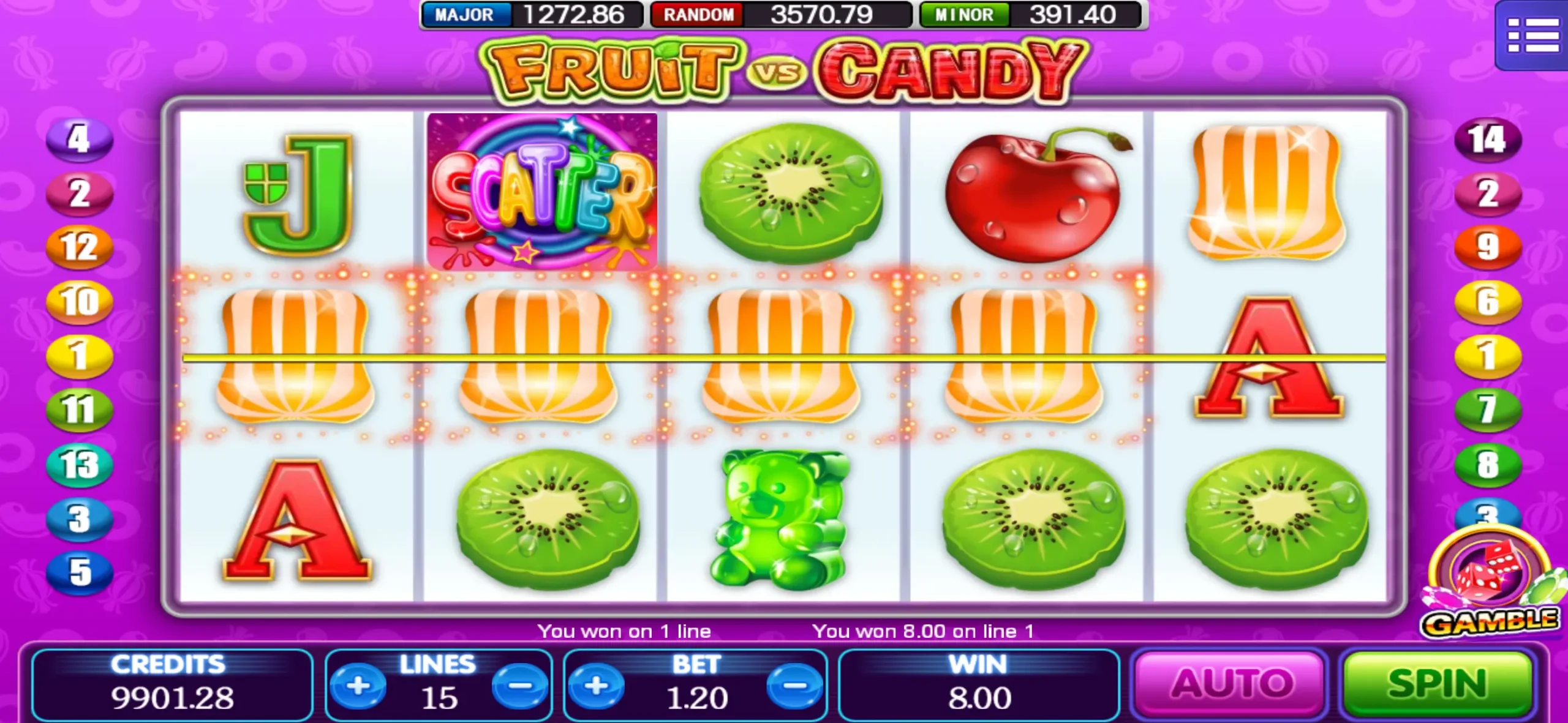 Mega888 Download Fruit vs Candy Gameplay